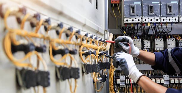 Professional Electrician technician working in Holbrook, NY